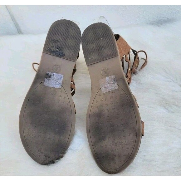 Dolce Vita Gladiator brown sandals wmns sz 8 - Picture 7 of 8